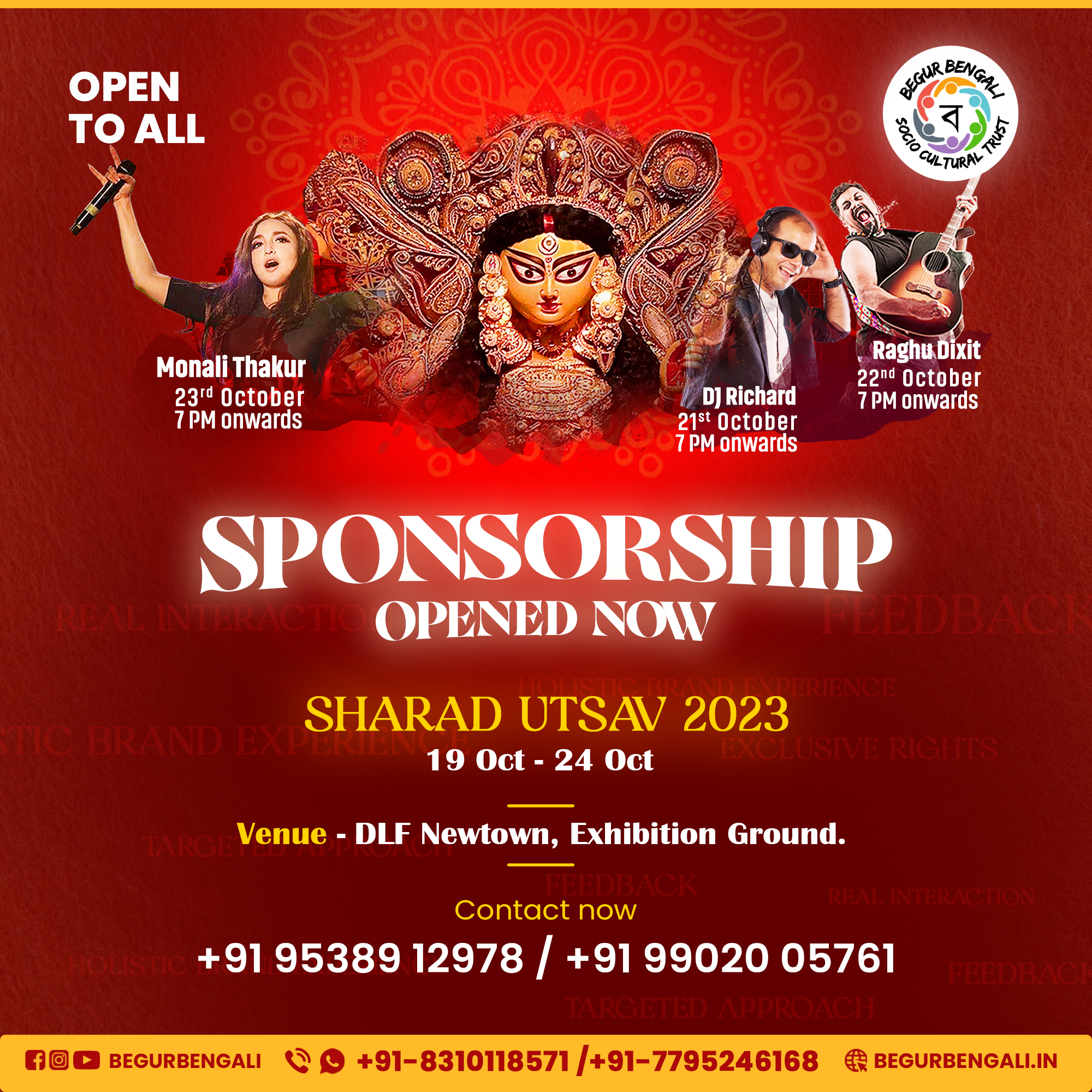 sponsorships with celebs open to all